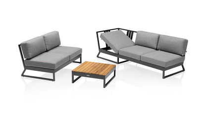 Kettler - OCEAN SKID PLATFORM - Lounge Eckset