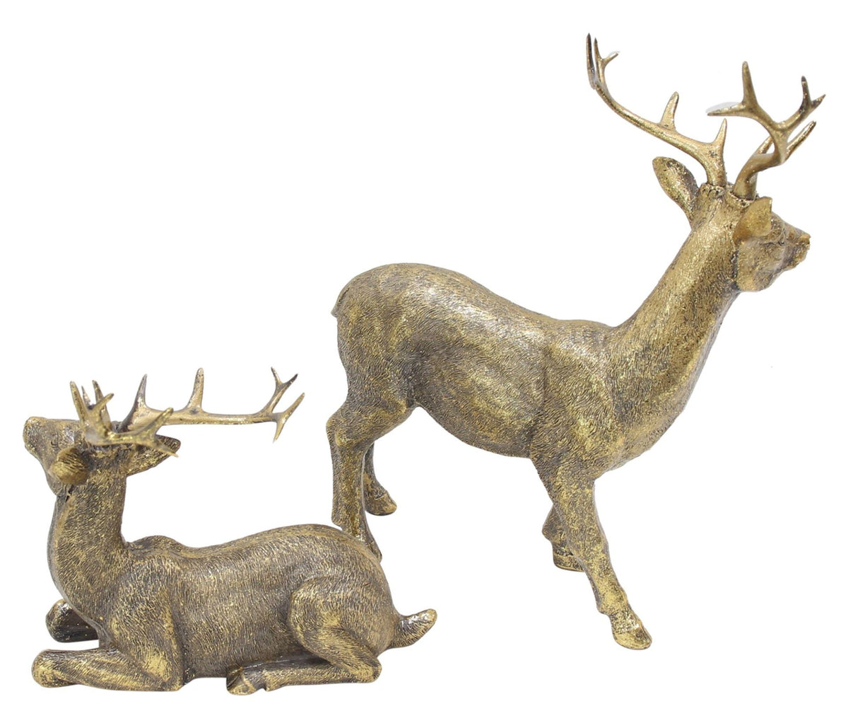 Deko-Hirsch "Golden", 2er Set