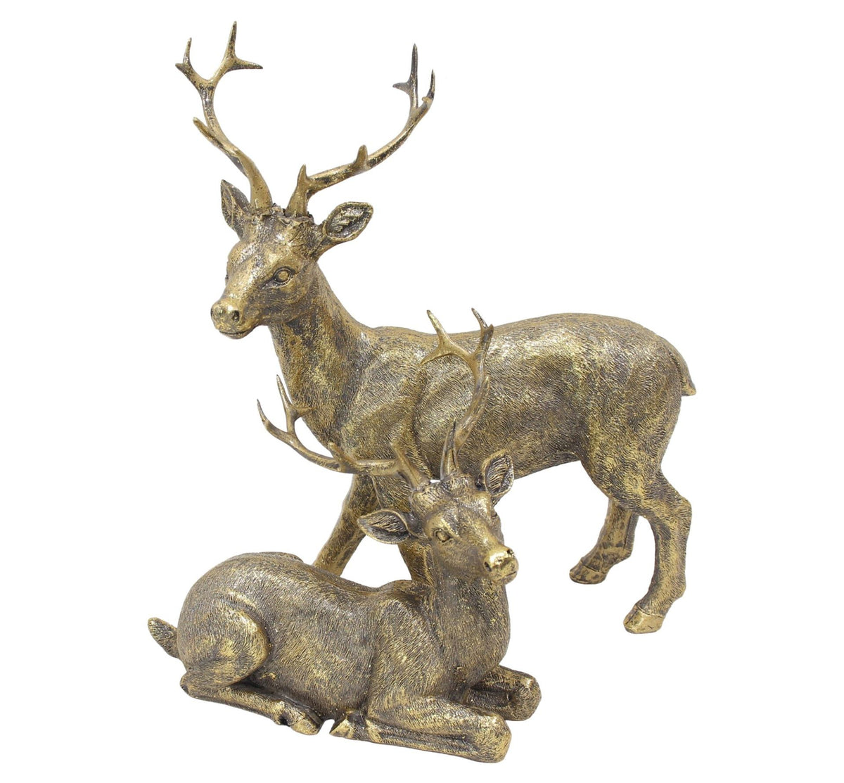 Deko-Hirsch "Golden", 2er Set
