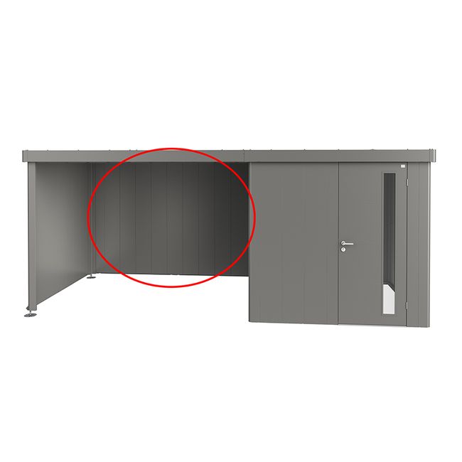 Biohort seitlicher Ausbau Neo - silber-metallic