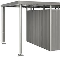 Biohort seitlicher Ausbau HighLine - silber-metallic