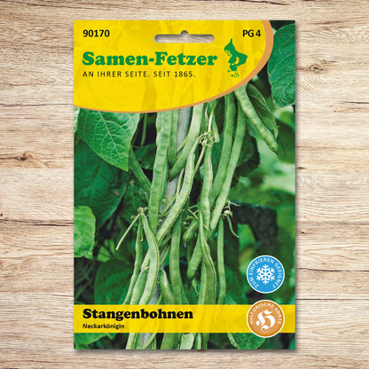 Stangenbohnen Neckarkönigin