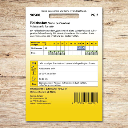 Feldsalat Verte de Cambrai