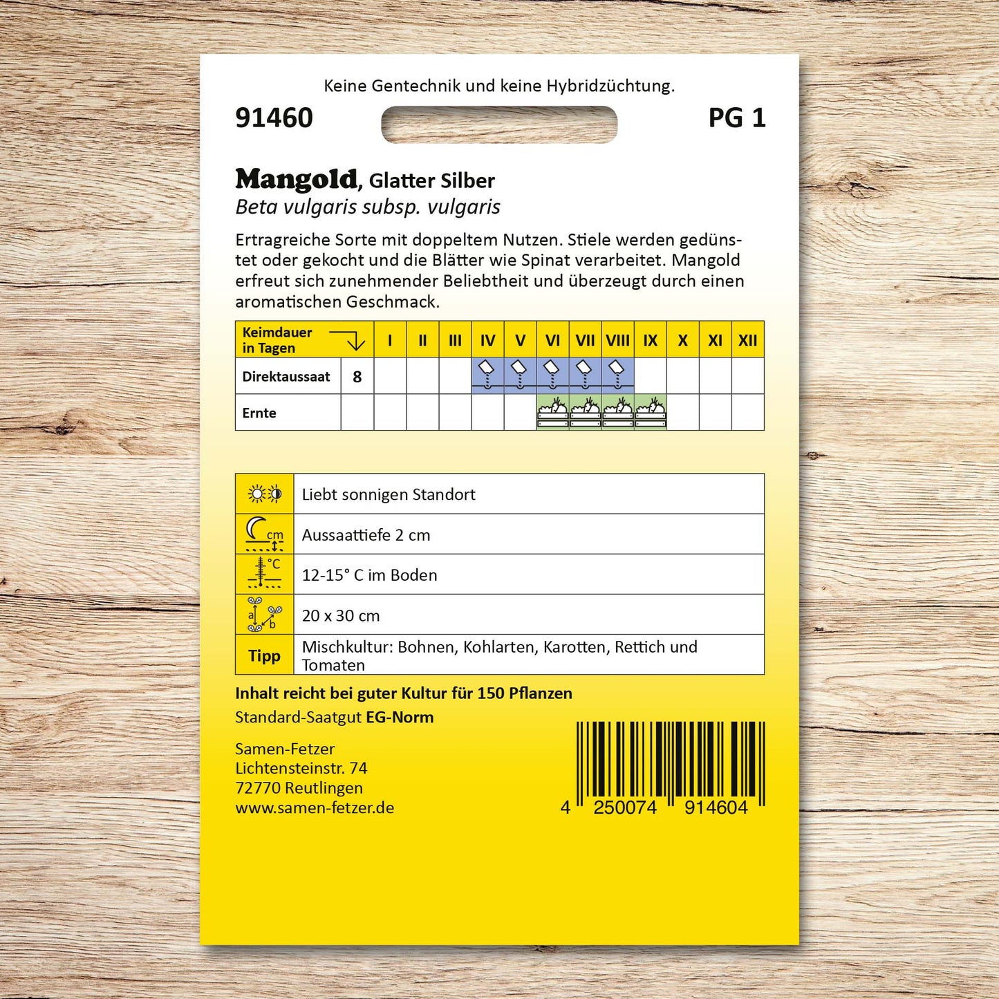 Mangold Glatter Silber