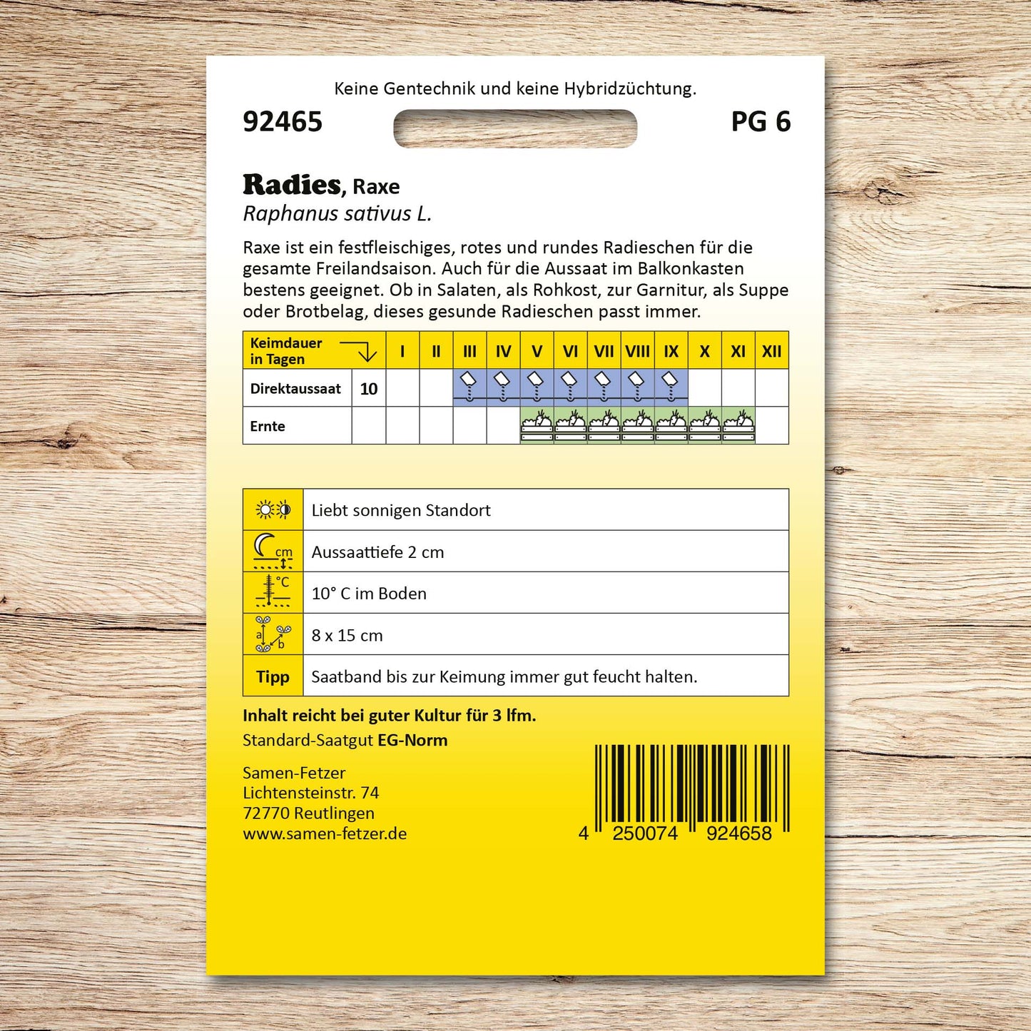 Saatband Radies Raxe