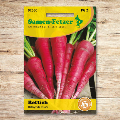 Rettich Ostergruß, rosa/2