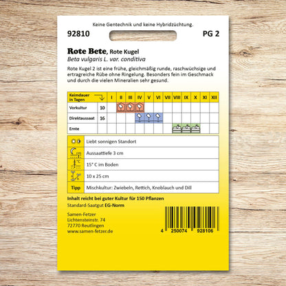 Rote Bete Rote Kugel