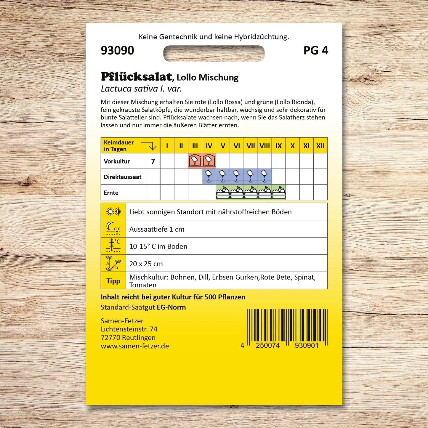 Pflücksalat Lollo Mischung