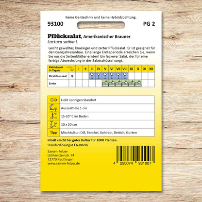 Pflücksalat Amerikanischer Brauner