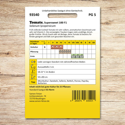 Cocktailtomaten Supersweet 100 F1