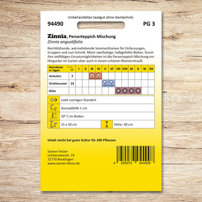 Zinnien Perserteppich Mischung