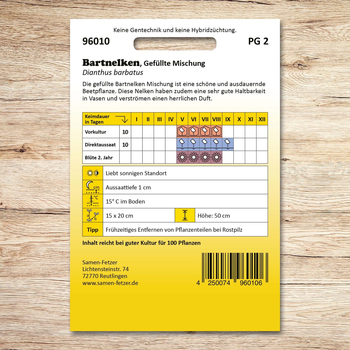 Bartnelken Gefüllte Mischung