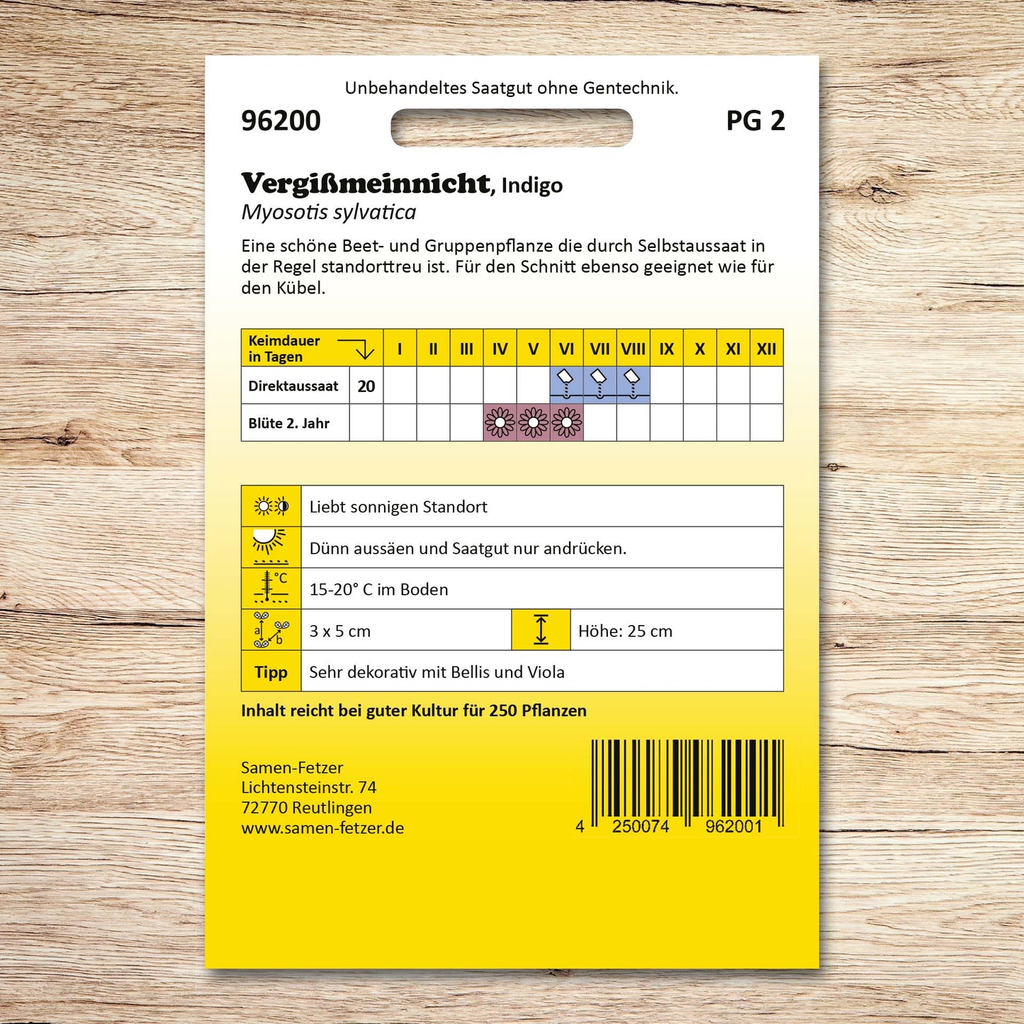 Vergißmeinnicht Indigo