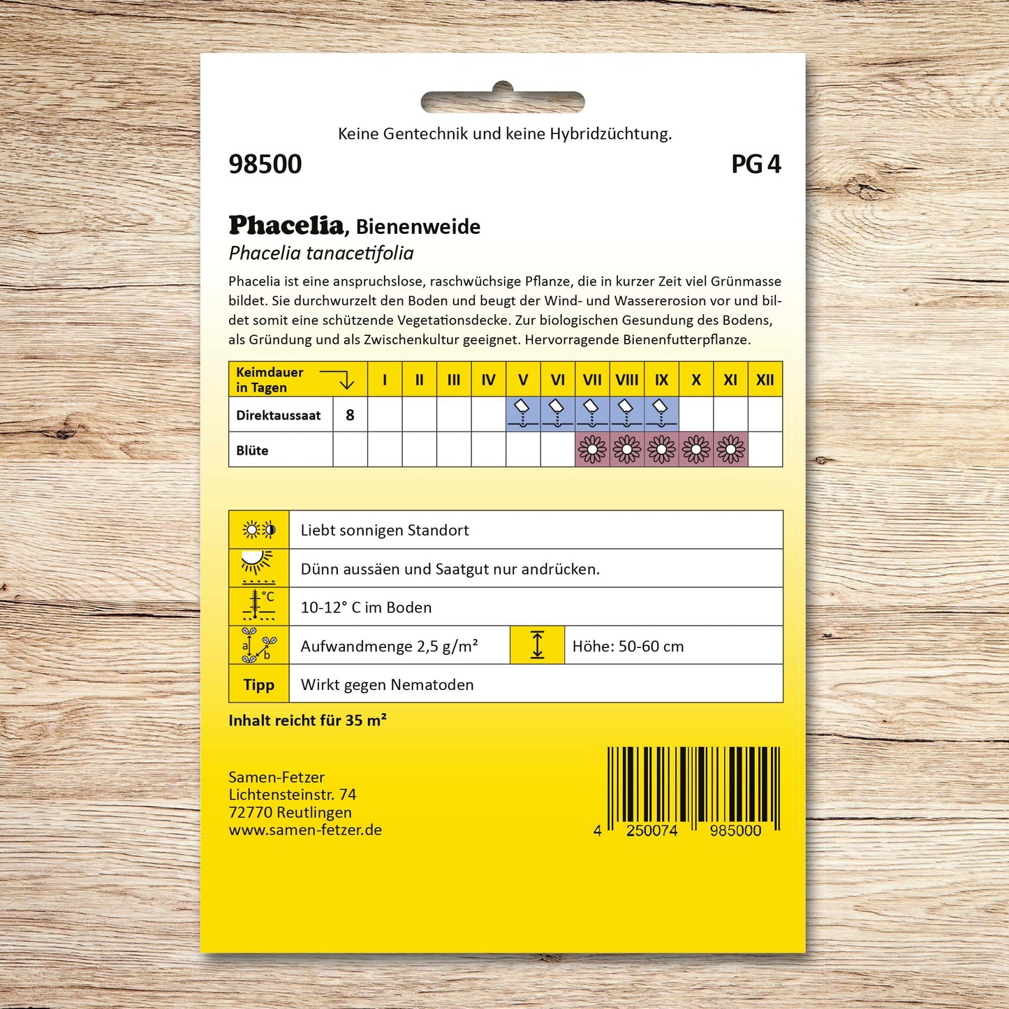 Phacelia Bienenweide