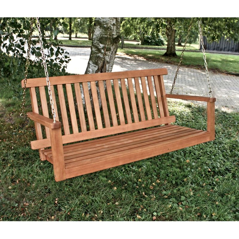 Hängebank COLUMBIA aus Eukalyptus FSC® – 2-Sitzer für Garten