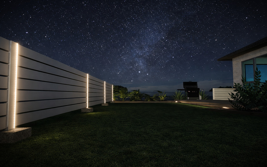 Zaun LED-Band
