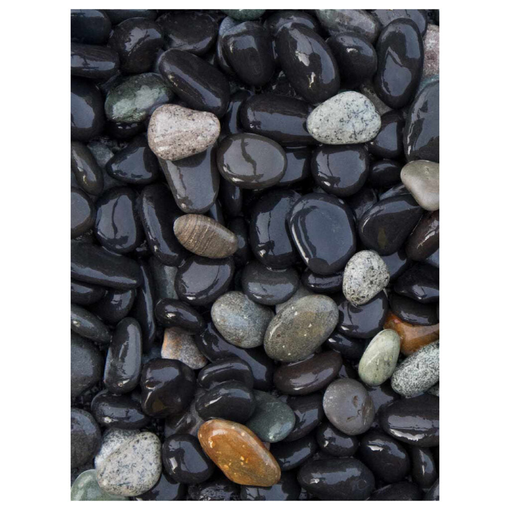 Beach Pebbles Schwarz