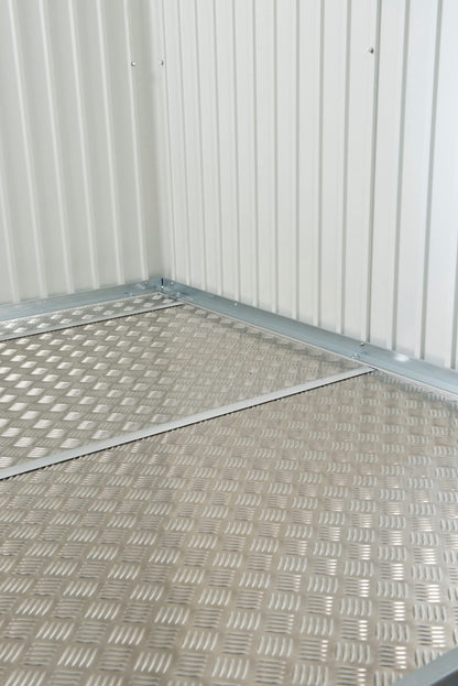 Biohort Gerätehaus Highline – konfigurierbar - silber-metallic