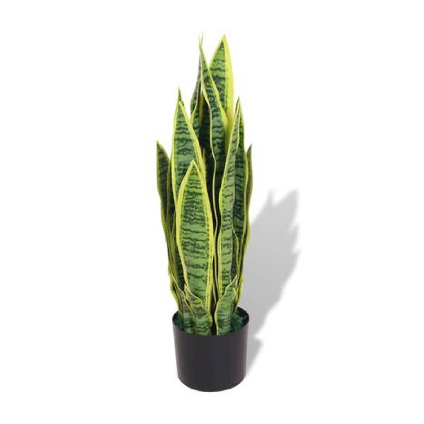 vidaXL Künstliche Sansevieria Bogenhanf mit Topf 65 cm Grün