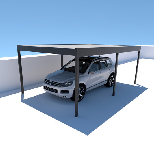 Flachdachcarport C600 (konfigurierbar)