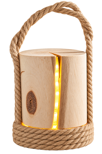 LED-Laterne "Wood"