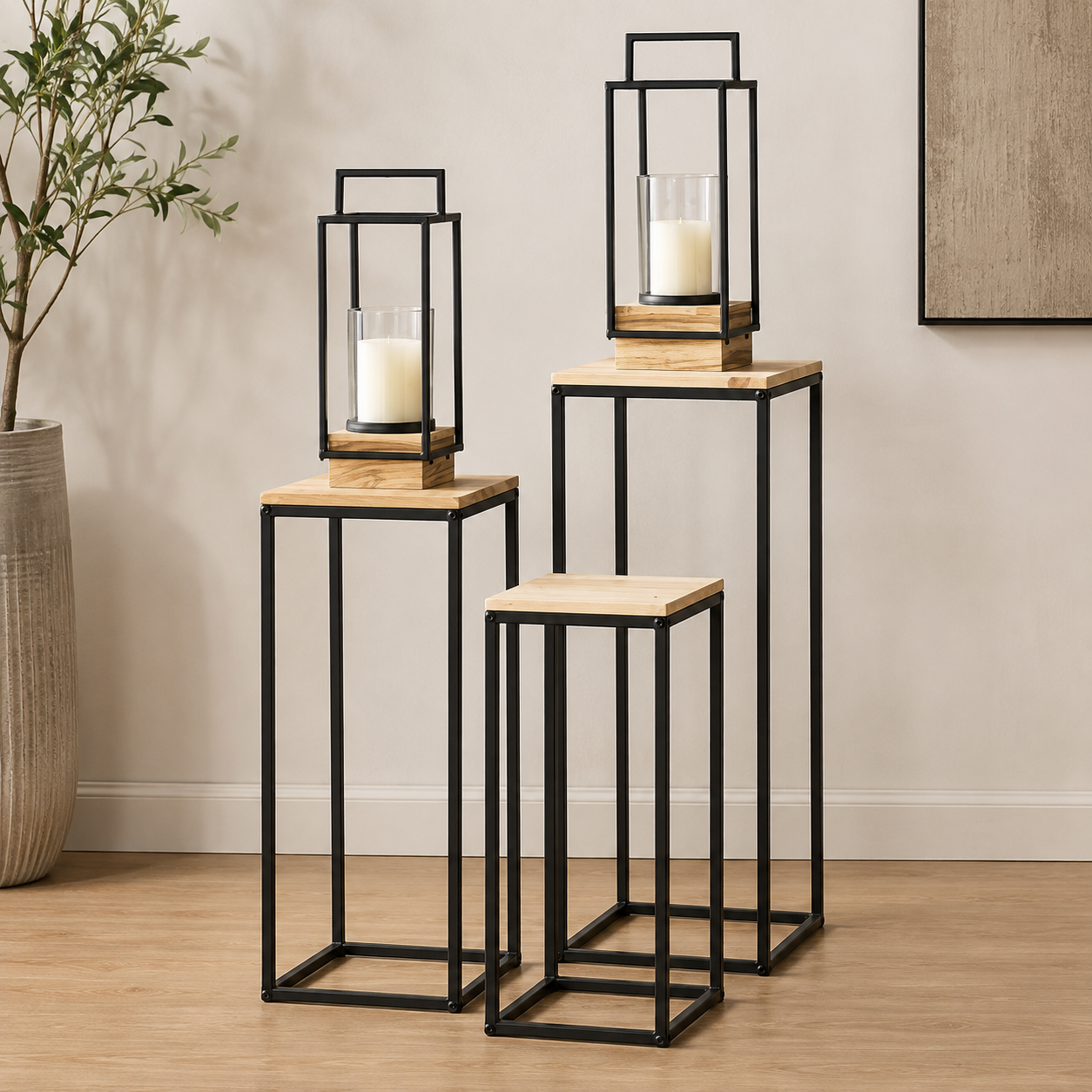 Beistelltisch "Modern", 3er Set