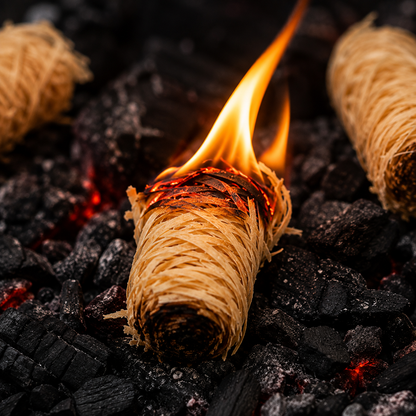 Holzwolle Feueranzünder 200 Stück – für Kamin, Ofen & Grill