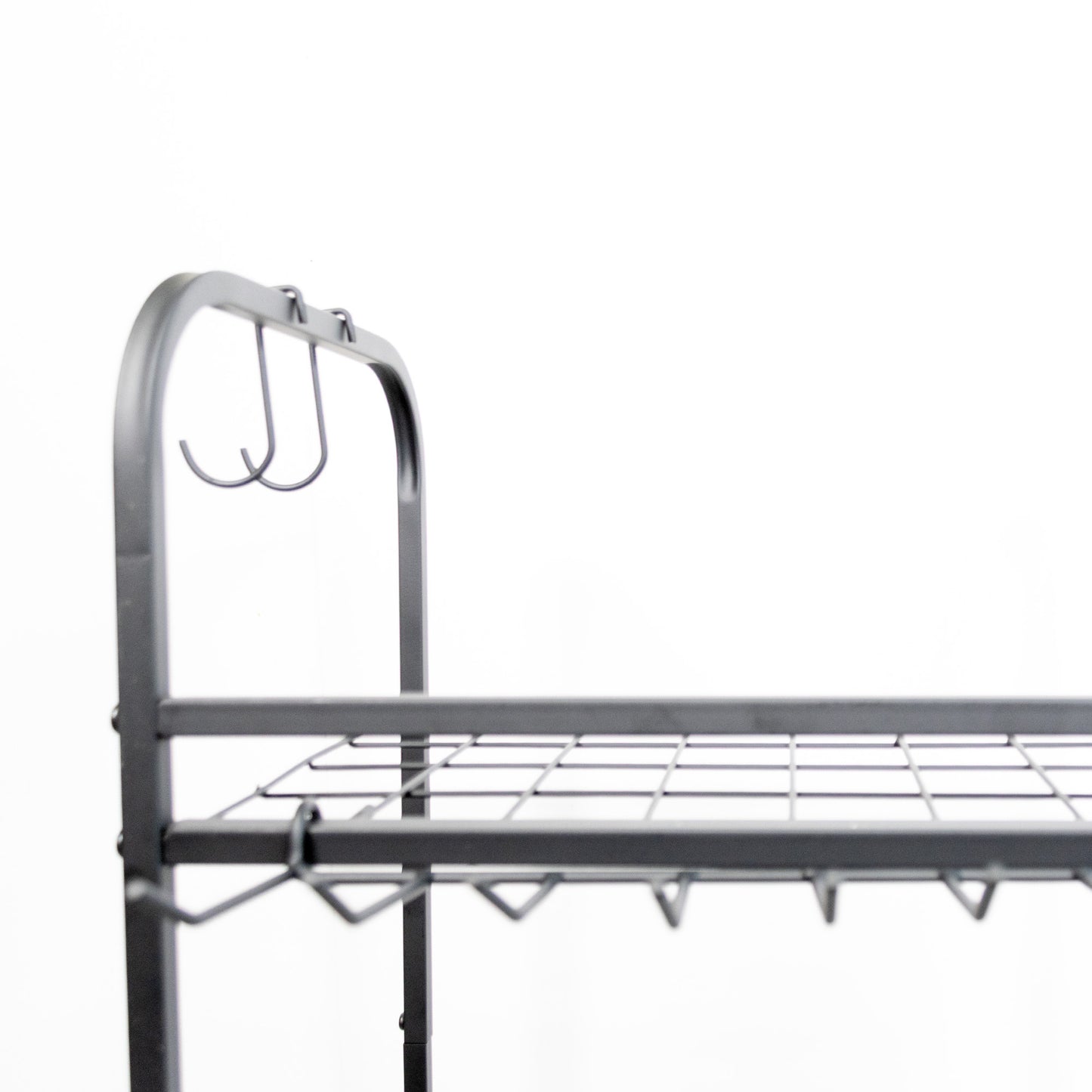 Garten Organizer Schwarz – Platzsparender Werkzeugständer für Schaufeln, Besen & Gartengeräte – Stabil & Praktisch für Garage und Schuppen