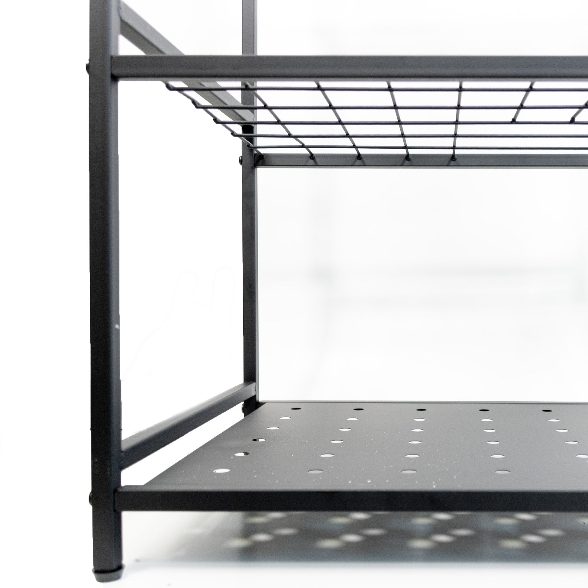 aufbewahrung besen schaufel Garten Organizer Schwarz – Platzsparender Werkzeugständer für Schaufel – Schweng Shop
