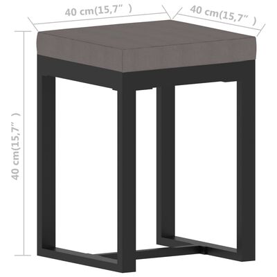 Garten-Lounge-Set 9-tlg. mit Auflagen Poly Rattan Anthrazit