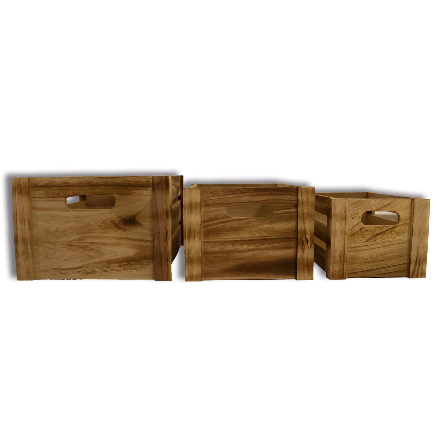 Holzkiste Basic 3er Set