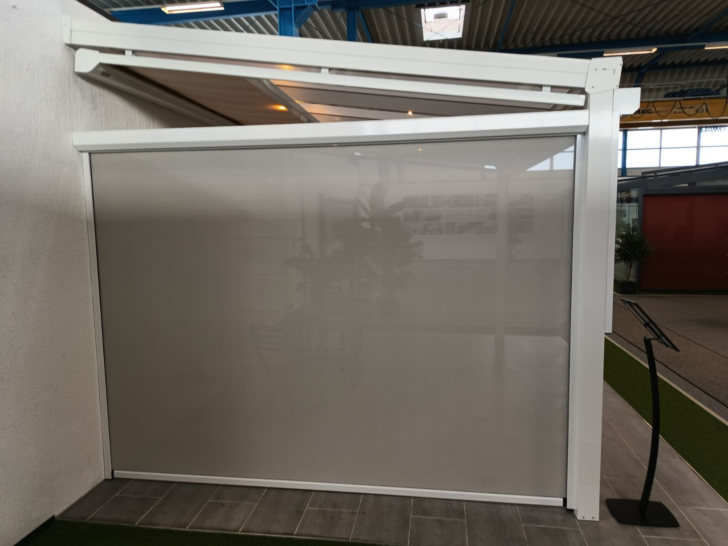 Schweng Terrassenüberdachung S400 Weiß - 4,06m x 3,00m - ohne Montage