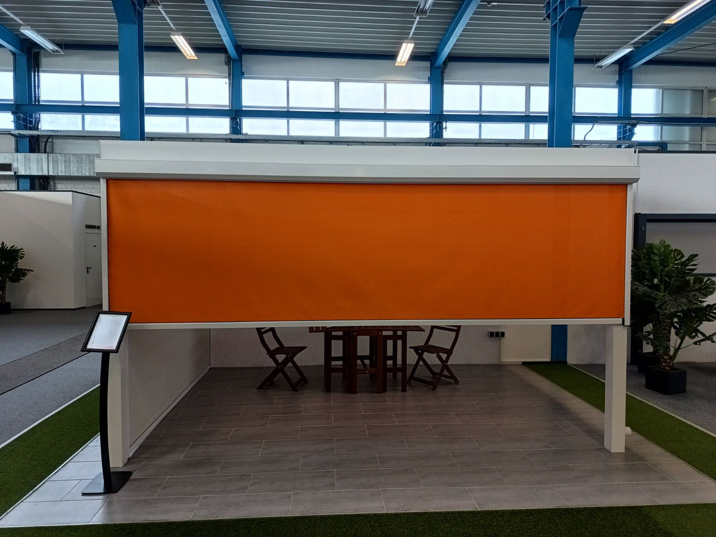 Schweng Terrassenüberdachung S400 Weiß - 4,06m x 3,00m - ohne Montage