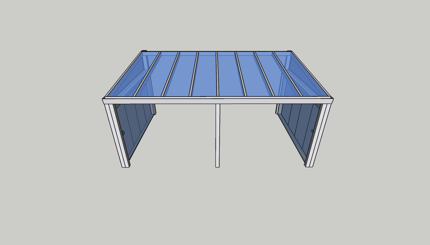 Schweng Sommergarten S400 – Glasschiebewand Ideal 38 links & rechts