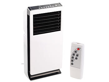 Sichler Verdunstungskühler: 3in1-Luftkühler, Luftbefeuchter und Ionisator, 2,25l, 65 W, 170 ml/h