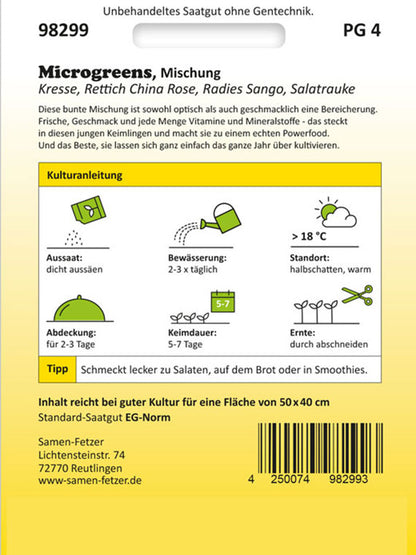 Microgreens (Bio) Mischung