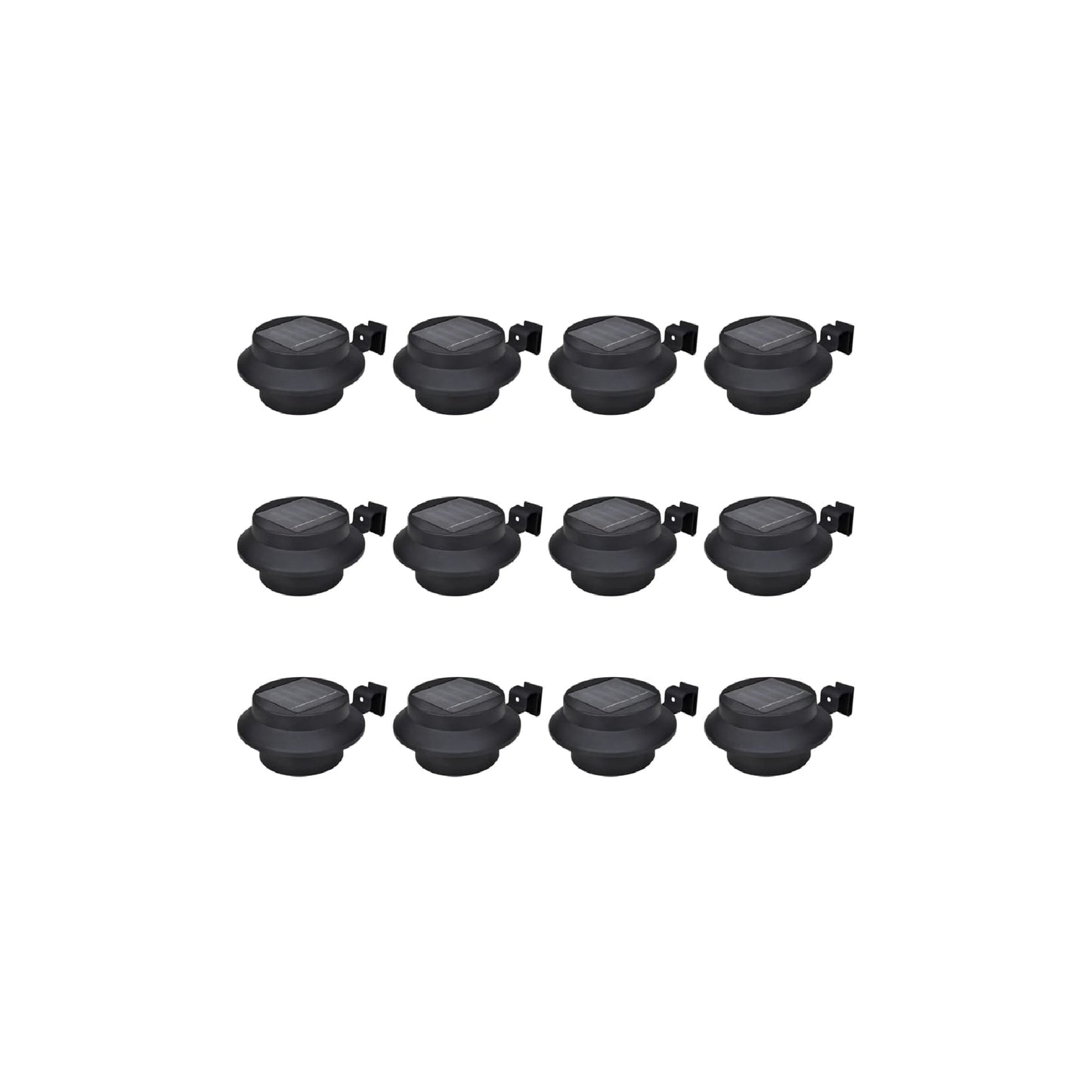 Gartenleuchte Außenlampe Solar Zaunlichter 12 Stk LED Gartenlampe