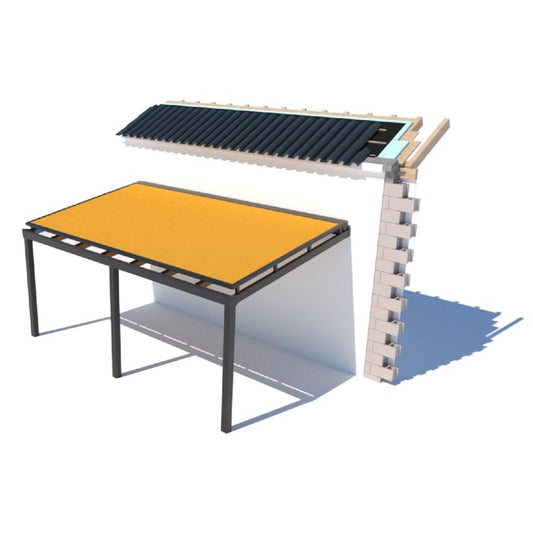 Aufdachmarkise Trend 550 - Weiß - Breite 6,00 m