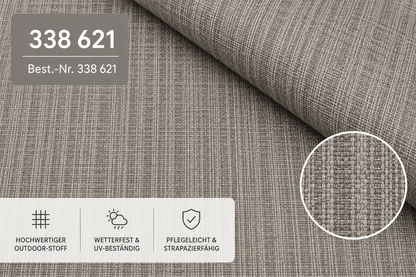 Schweng Terrassenüberdachung S400 mit Aufdachmarkise - 3,59 m x 3,36 m - inkl. Montage