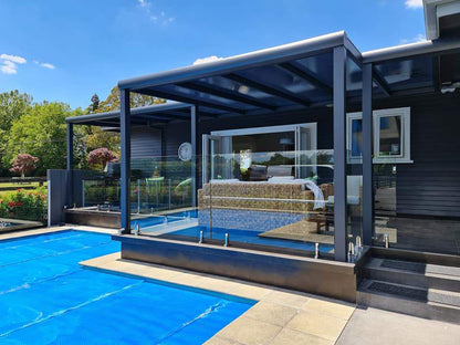 Terrassenüberdachung Polycarbonat, 5,06 m x 4,00 m