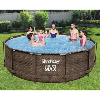 Bestway Steel Pro MAX Swimmingpool-Set Deluxe Series Rund