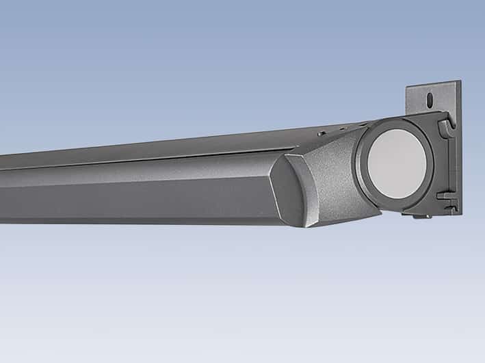 Kassettenmarkise – Prima C1 – konfigurierbar - Weißaluminium RAL 9006 - Breite 2,00 m