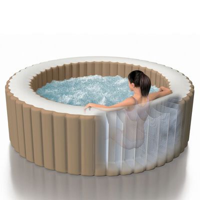 Intex Whirlpool mit Sprudelmassage PureSpa Rund 196×71 cm