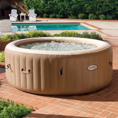 Intex Whirlpool mit Sprudelmassage PureSpa Rund 196×71 cm