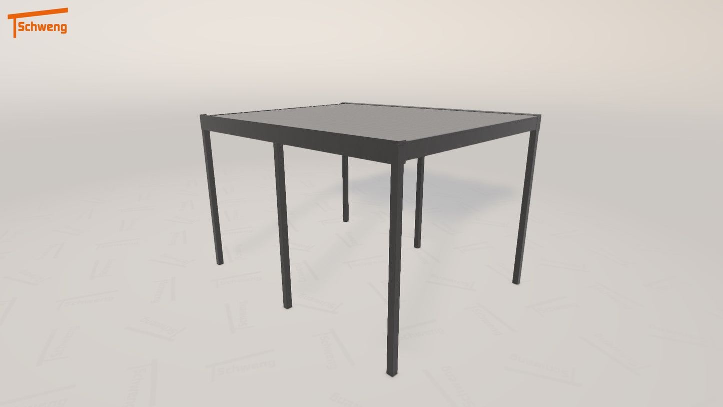 #DE Schweng Flachdachcarport C600 (ID 5m23qq) 
