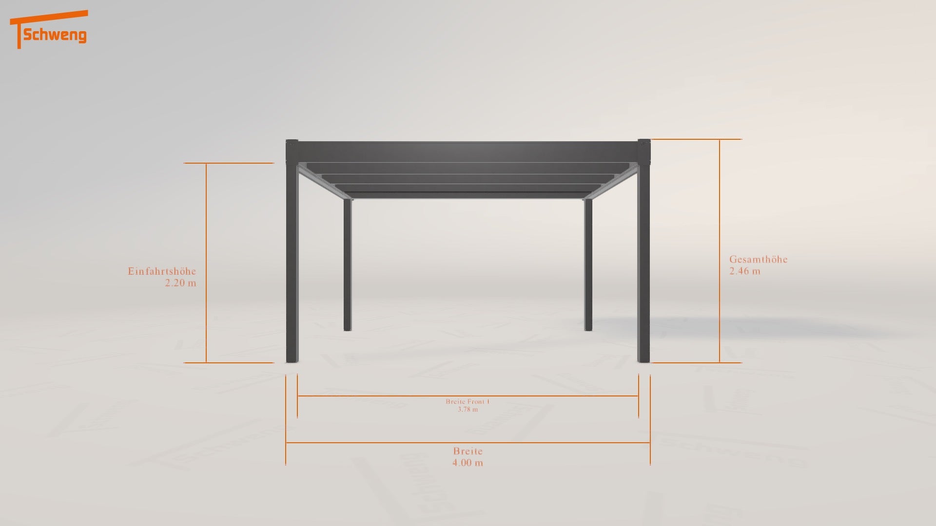 #DE Schweng Flachdachcarport C600 (ID 5m2gj4) #MTG 