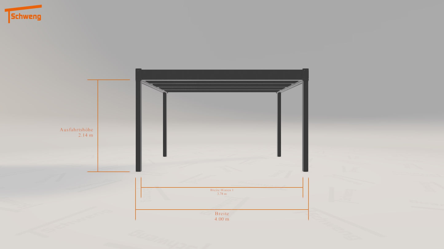 #DE Schweng Flachdachcarport C600 (ID 5m2gj4) #MTG 