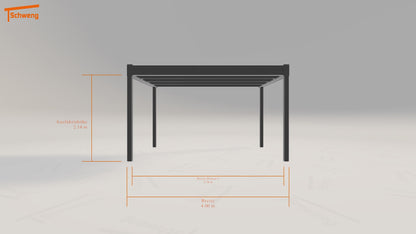 #DE Schweng Flachdachcarport C600 (ID 5m2gj4) #MTG 