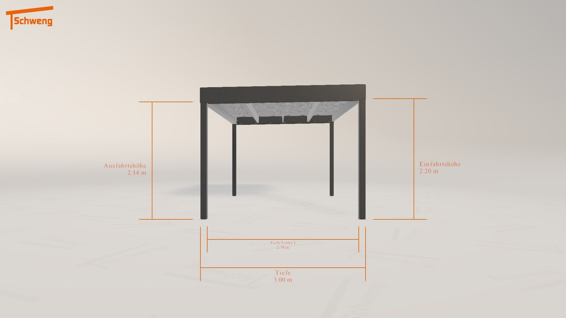 #DE Schweng Flachdachcarport C600 (ID 5m2gj4) #MTG 