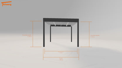 #DE Schweng Flachdachcarport C600 (ID 5m2gj4) #MTG 